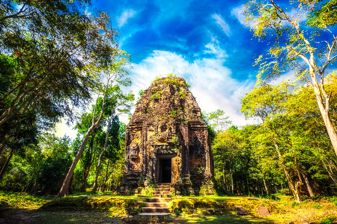 I resti del Tempio Sambor Prei Kuk